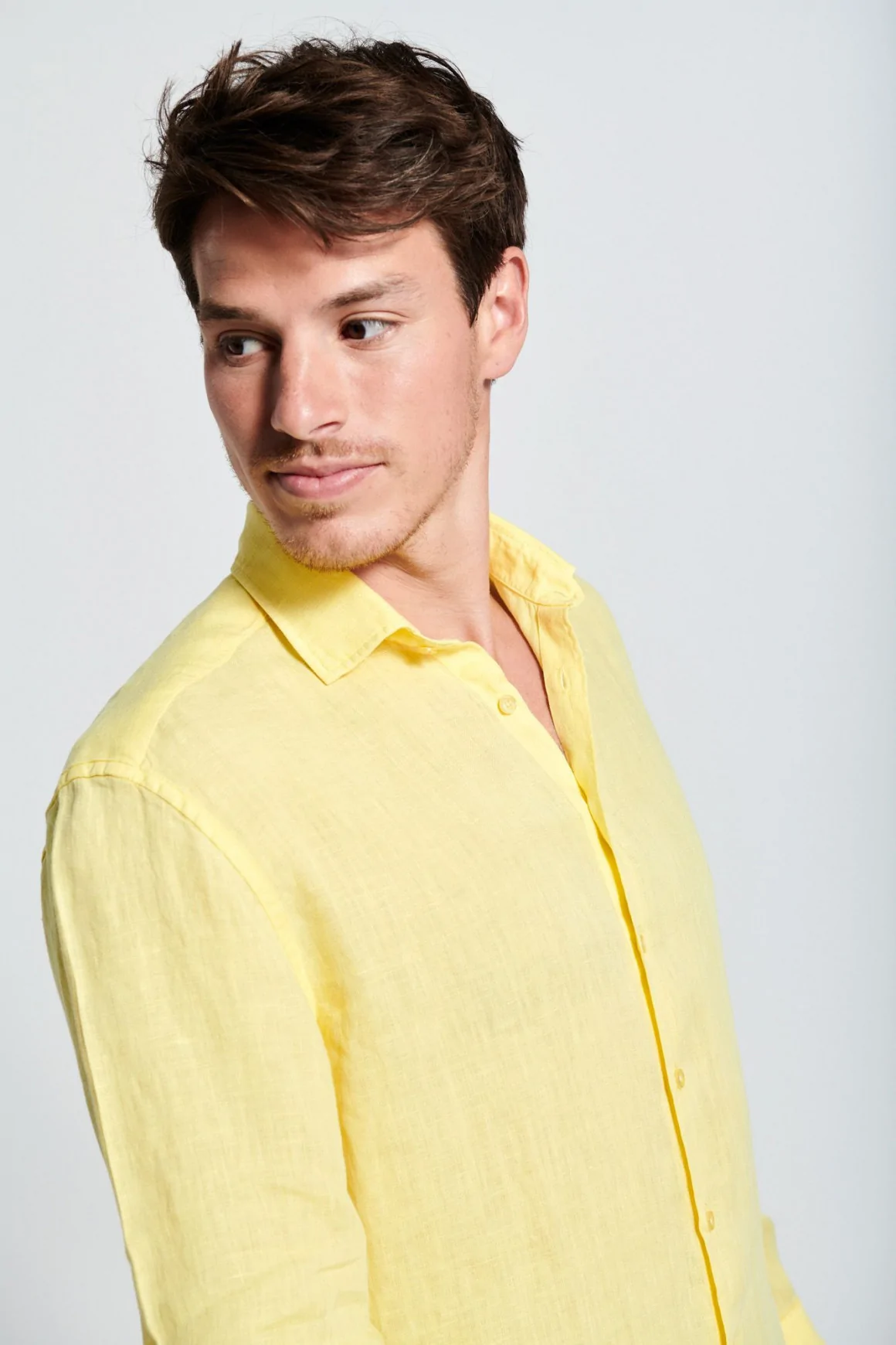 Achat Chemise Lin Jaune