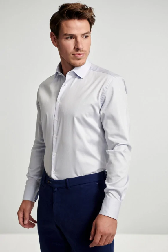 Achat Chemise Classique Bleu Ciel