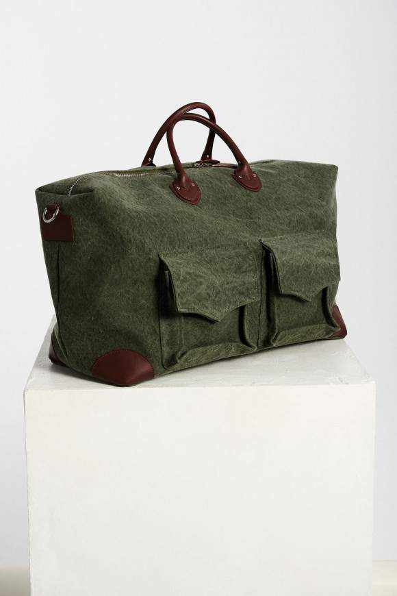 Achat Sac 48h Canvas Coton Vert