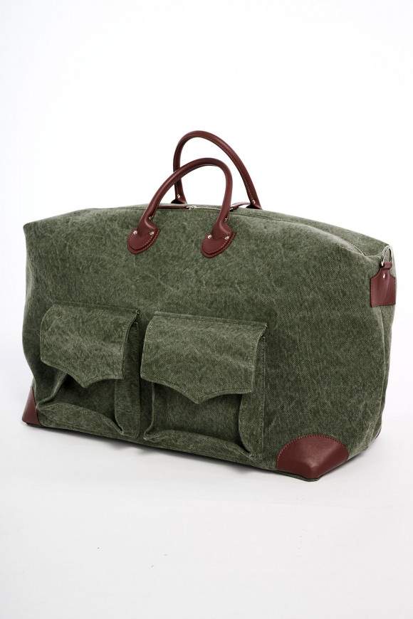 Achat Sac 48h Canvas Coton Vert