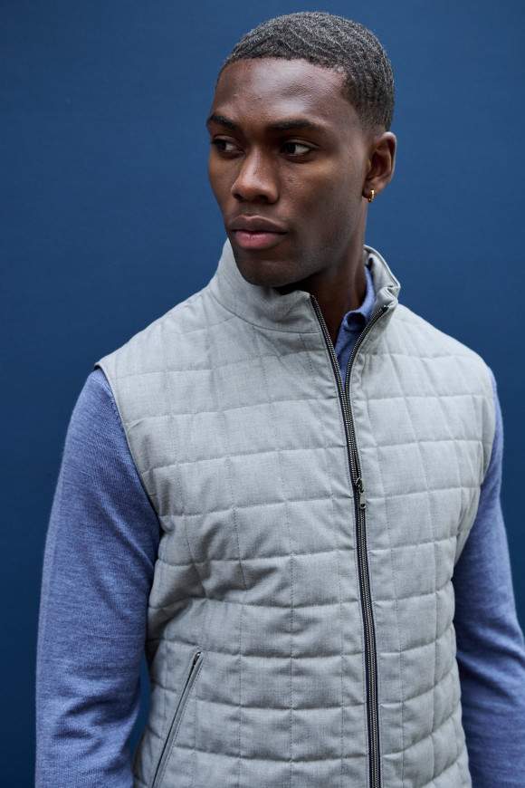 Achat Gilet BARBA Gris