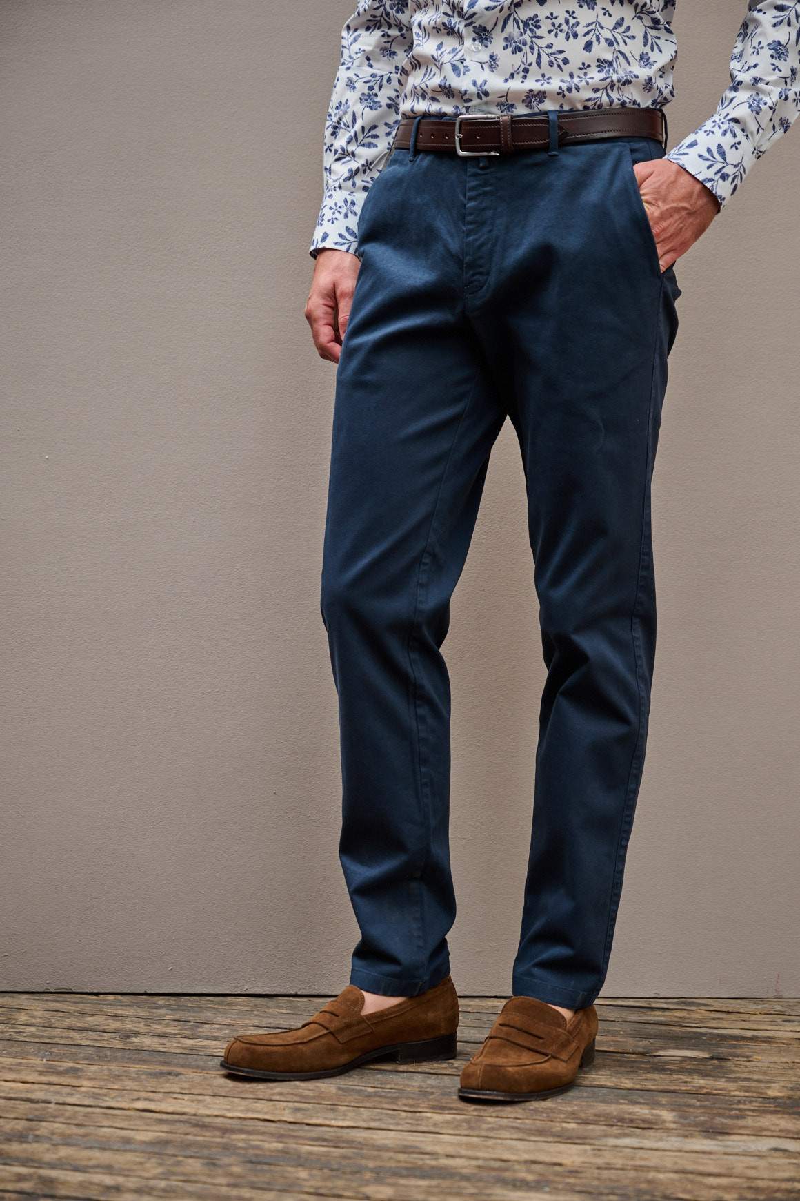 Achat Pantalon GABRIEL Navy foncé