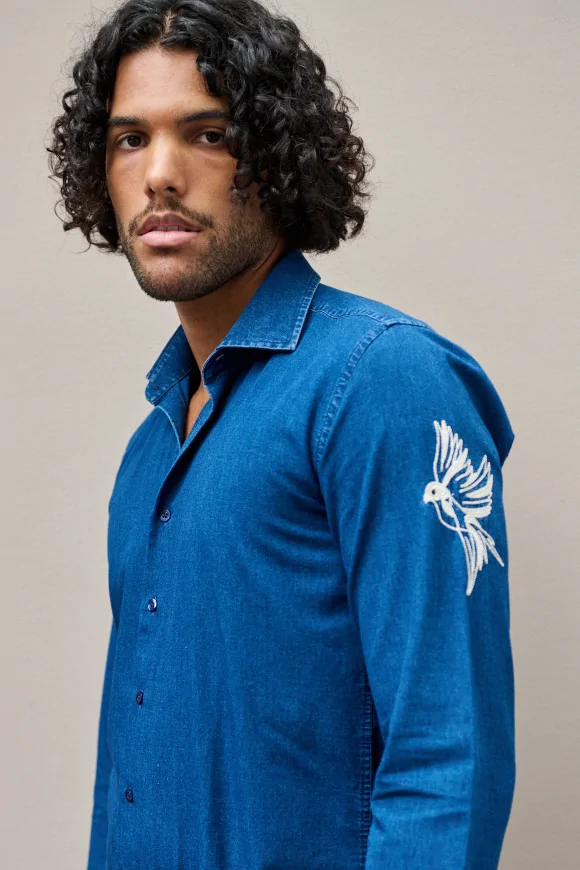 Achat Chemise COLIBRI Denim